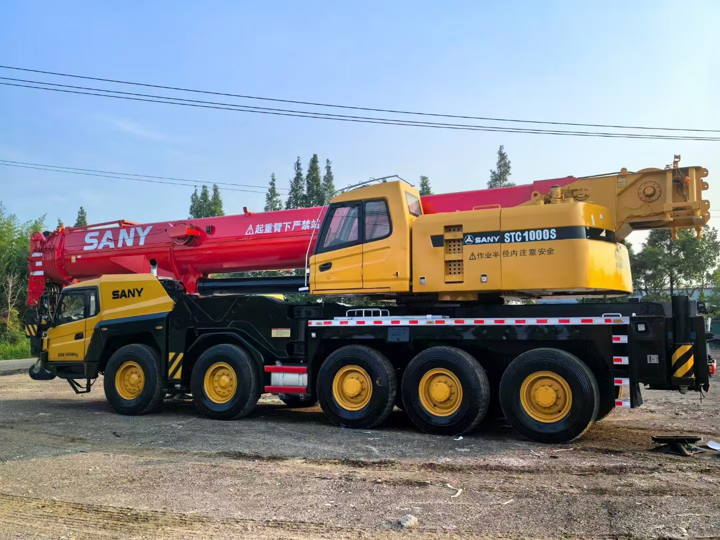 Sany Large Wheel Crane Machinery SAC4000C8-8