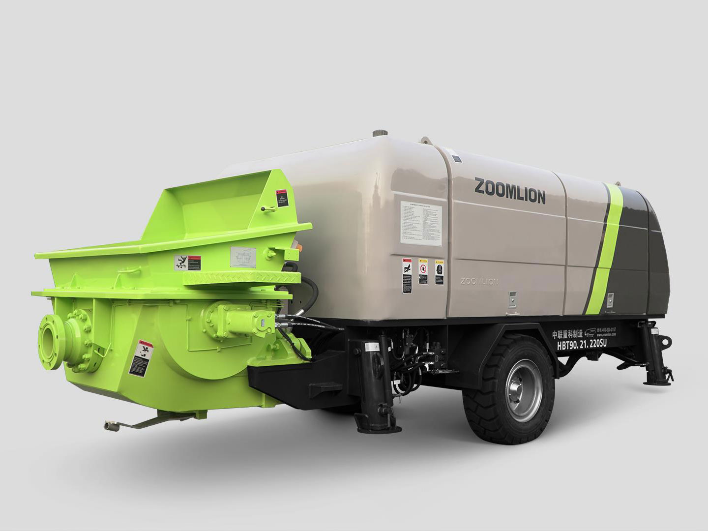 Zoomlion HBT90.21.220SU  Concrete Trailer Pump